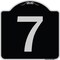 Signmission Sign with Number 7 Heavy-Gauge Aluminum Architectural Sign, 18" x 18", BS-1818-22901 A-DES-BS-1818-22901 - alternate 1